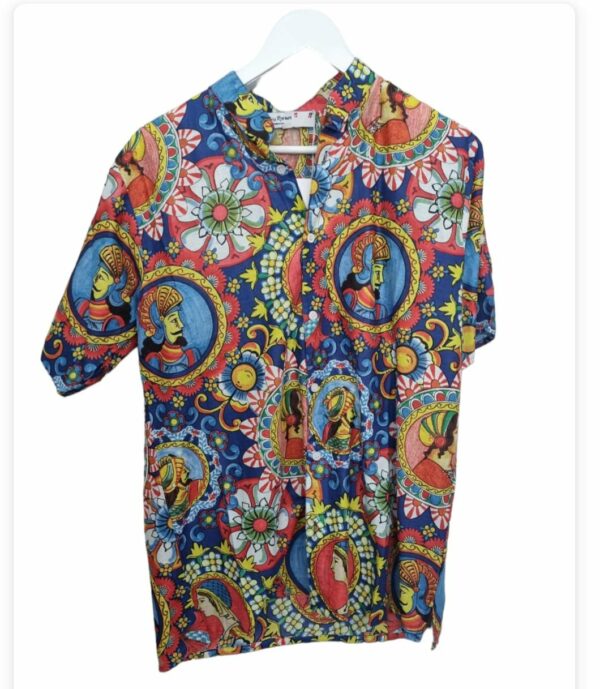 Pupi 100% cotton unisex Hawaiian shirt sizes: S/M; L/XL