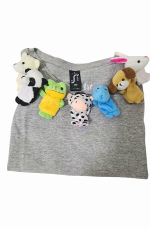 New t shirt i pupazzi grigia manica corta taglia S M XL Spedizione Gratuita