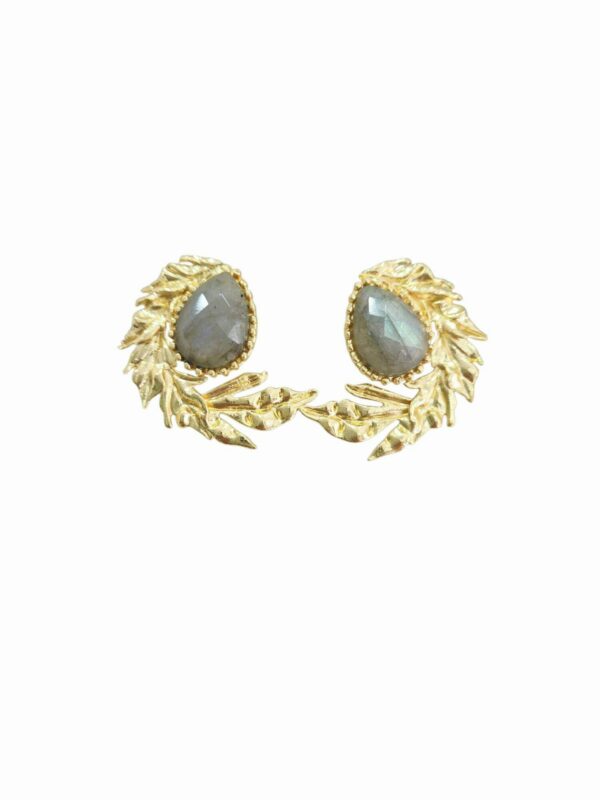Orecchini lobo realizzati con ottone e labradorite.
peso 6.8gr
lunghezza 3cm Spedizione Gratuita