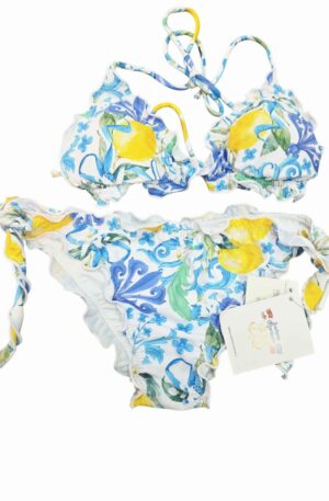 Bichini triangolo con coppa slip regolabile con laccetti. Fantasia ceramiche Spedizione Gratuita