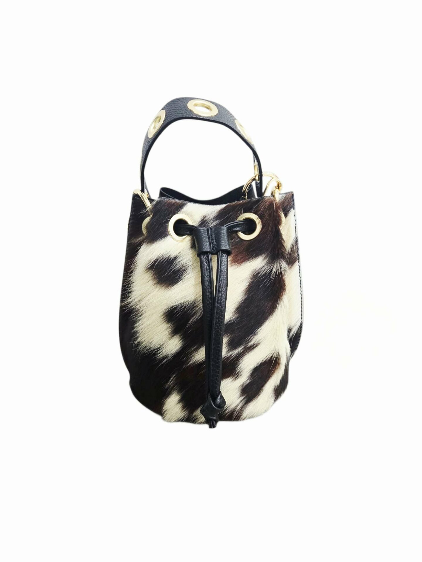 Secchiello in cavallino e pelle con manico con borchie,interno in pelle con tasca aperta laterale, tracollina catena dorata con centrale in pelle. Misure H20 B16 L16 Spedizione Gratuita Secchiello in cavallino e pelle con manico con borchie,interno in pelle con tasca aperta laterale, tracollina catena dorata con centrale in pelle. Misure H20 B16 L16 Spedizione Gratuita