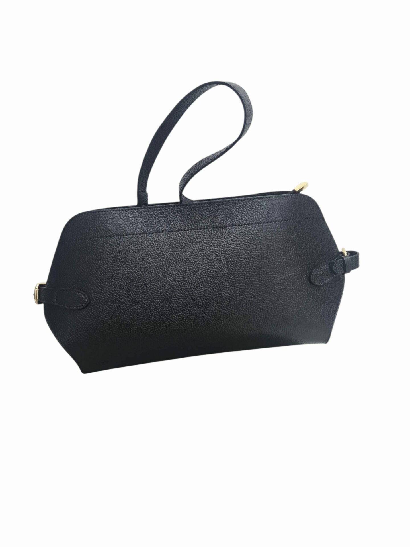 Borsa vera pelle nera,made Italy,interno in pelle con tasca laterale, chiusura con zip, dotata di tracolla. Misure L34 B10 H22 Spedizione Gratuita Borsa vera pelle nera,made Italy,interno in pelle con tasca laterale, chiusura con zip, dotata di tracolla. Misure L34 B10 H22 Spedizione Gratuita