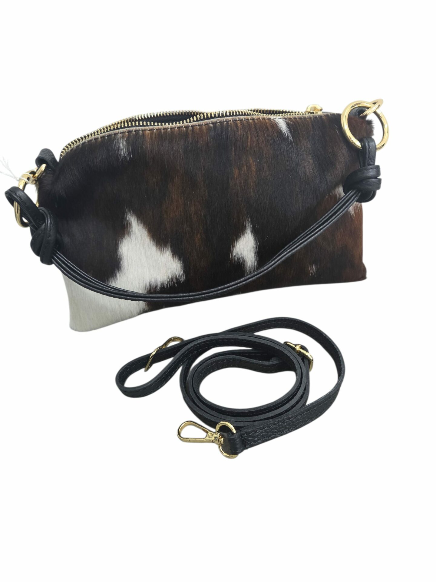 Borsa in vera pelle nera e cavallino muccato,made Italy, manico ampio e tracolla,interno foderato con tasca laterale,chiusura con zipmisure L27 H15 Spedizione Gratuita Borsa in vera pelle nera e cavallino muccato,made Italy, manico ampio e tracolla,interno foderato con tasca laterale,chiusura con zipmisure L27 H15 Spedizione Gratuita