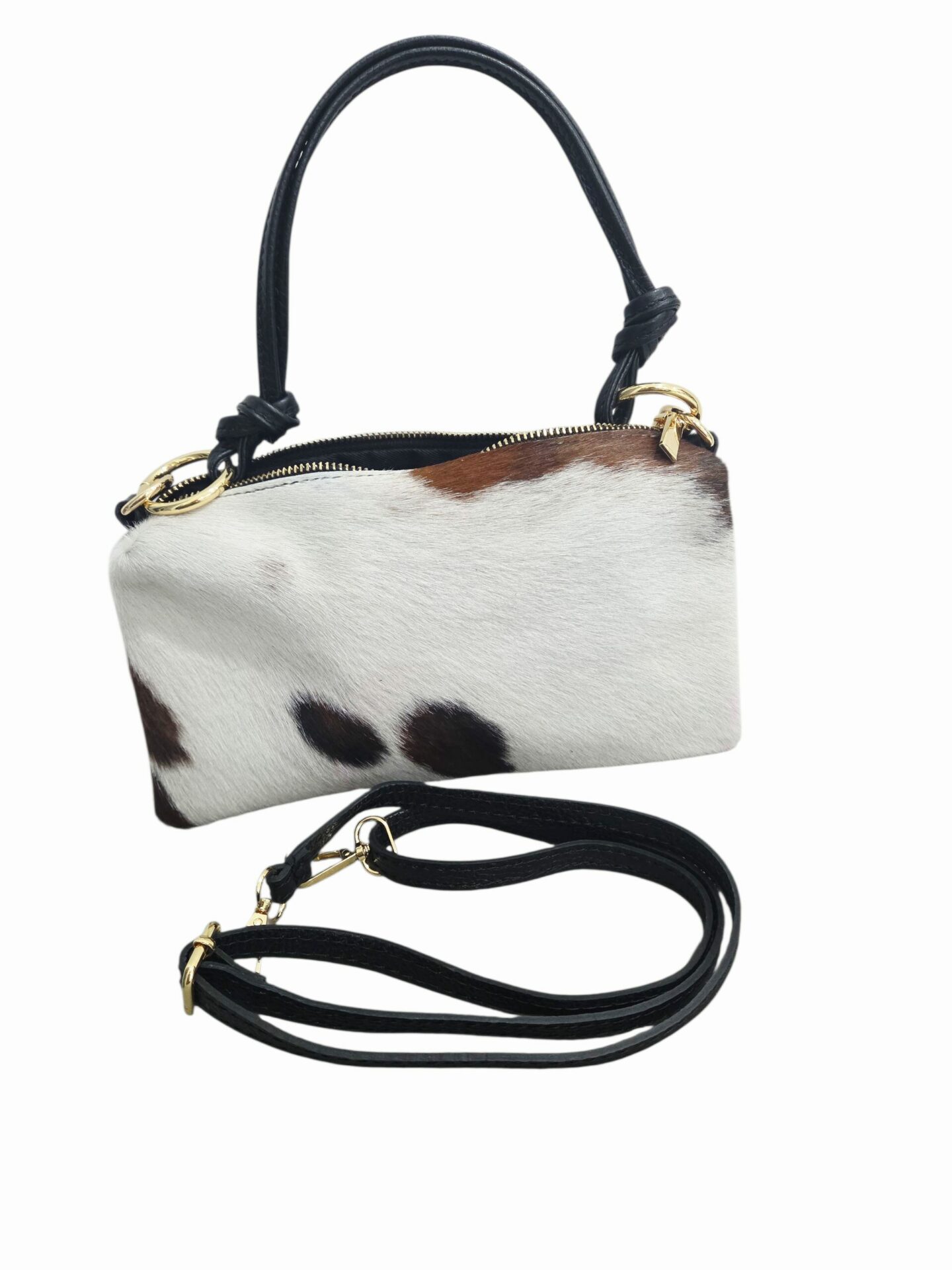 Borsa in vera pelle nera e cavallino muccato,made Italy, manico ampio e tracolla,interno foderato con tasca laterale,chiusura con zipmisure L27 H15 Spedizione Gratuita Borsa in vera pelle nera e cavallino muccato,made Italy, manico ampio e tracolla,interno foderato con tasca laterale,chiusura con zipmisure L27 H15 Spedizione Gratuita