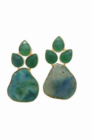 Orecchini realizzati con occhio di gatto e geode lunghezza 5cmpeso 14.2gr Spedizione Gratuita Orecchini realizzati con occhio di gatto e geode lunghezza 5cmpeso 14.2gr Spedizione Gratuita