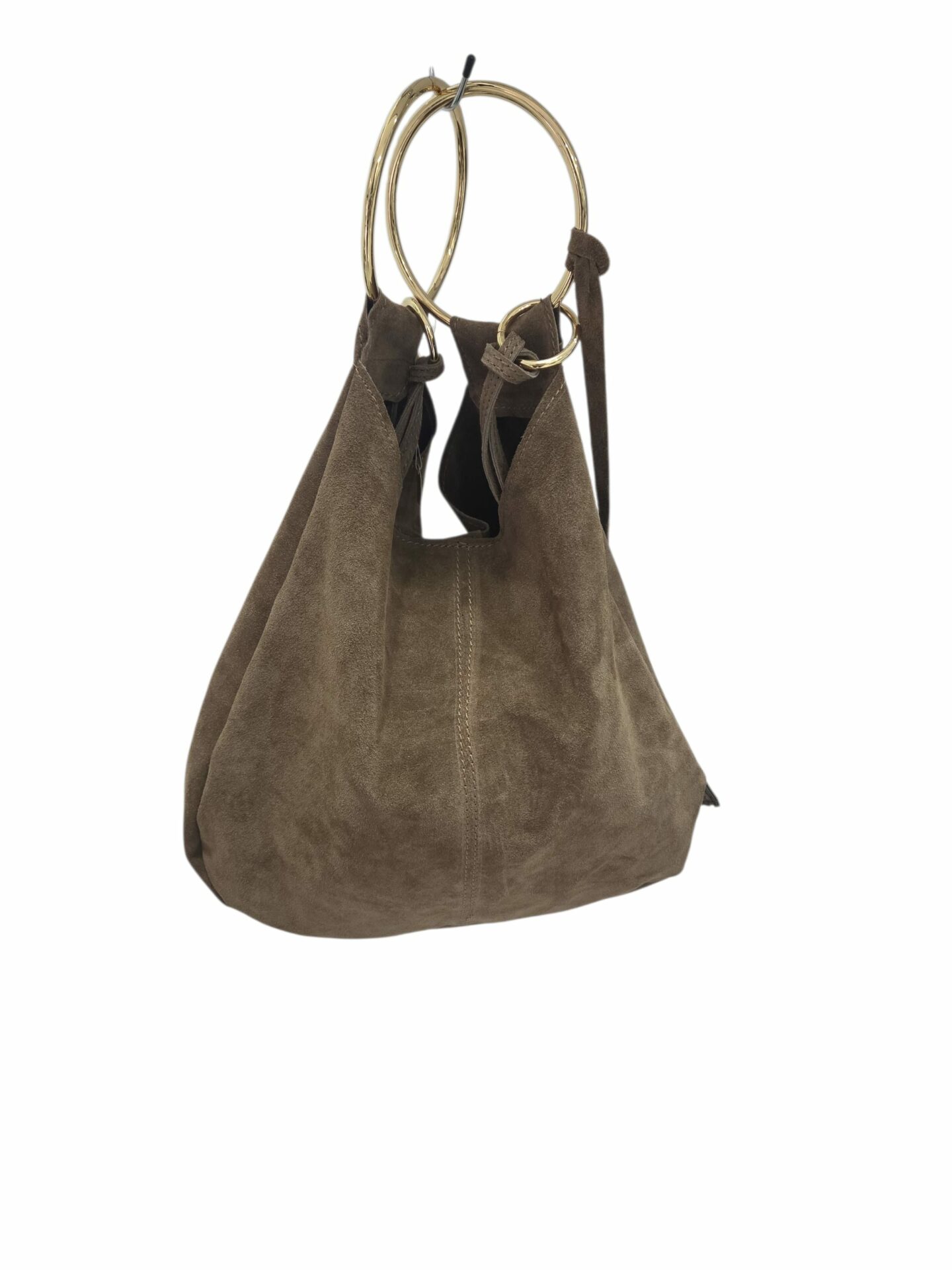 Borsa Sacca nuda in camoscio,made Italy, con borsellino estraibile,chiusura con bottone magnetico,tracolla lunga e manici tondi dorati possibilità di indossarla a mano o mezzo braccio Colore fango Misure H32 B7 L27 Spedizione Gratuita Borsa Sacca nuda in camoscio,made Italy, con borsellino estraibile,chiusura con bottone magnetico,tracolla lunga e manici tondi dorati possibilità di indossarla a mano o mezzo braccio Colore fango Misure H32 B7 L27 Spedizione Gratuita