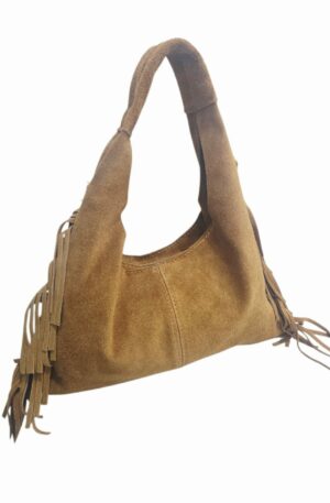 Borsa in camoscio cuoio,vera pelle made aitaly,con frange laterali,dotata di tracolla chiusura con zip.misure L34 H18 Spedizione Gratuita Borsa in camoscio cuoio,vera pelle made aitaly,con frange laterali,dotata di tracolla chiusura con zip.misure L34 H18 Spedizione Gratuita