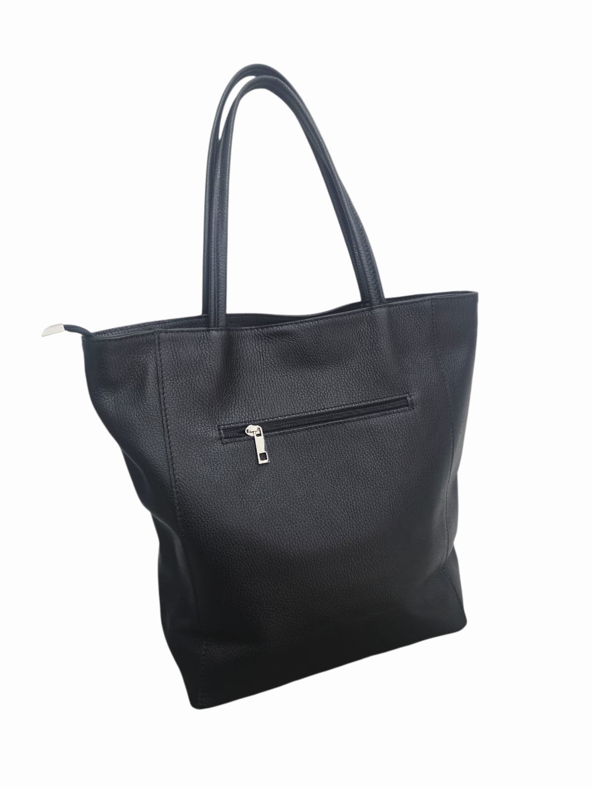 Shopper borsa in vera pelle, chiusra con zip, tasca esterna con zip, interno foderato con tasche laterali.Misure L 28 B13 H36 ampiezza manico 28cm Spedizione Gratuita Shopper borsa in vera pelle, chiusra con zip, tasca esterna con zip, interno foderato con tasche laterali.Misure L 28 B13 H36 ampiezza manico 28cm Spedizione Gratuita