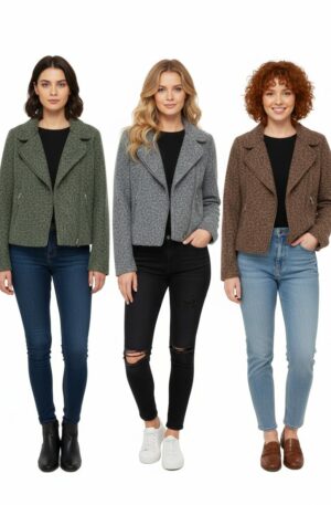 Giacca aperta calda , con tasche con zip finte, taglia unica 100% poliestere colore grigio, nera, verde ,marrone Spedizione Gratuita Giacca aperta calda , con tasche con zip finte, taglia unica 100% poliestere colore grigio, nera, verde ,marrone Spedizione Gratuita