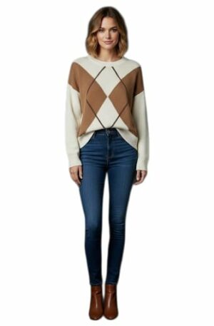 Maglione rombi panna,cammello e marrone,taglia unica,cashmere blend, made italy. composizione 45% lana 25% viscosa 20% nylon 10% cashmere.morbido e caldo Spedizione Gratuita Maglione rombi panna,cammello e marrone,taglia unica,cashmere blend, made italy. composizione 45% lana 25% viscosa 20% nylon 10% cashmere.morbido e caldo Spedizione Gratuita