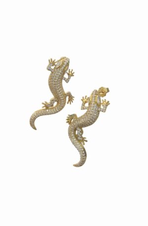 Orecchini lobo gechibrealizzati con zirconi incastonati su base in ottone dorata
lunghezza 4cm
peso 3.8gr Spedizione Gratuita Orecchini lobo gechibrealizzati con zirconi incastonati su base in ottone dorata
lunghezza 4cm
peso 3.8gr Spedizione Gratuita