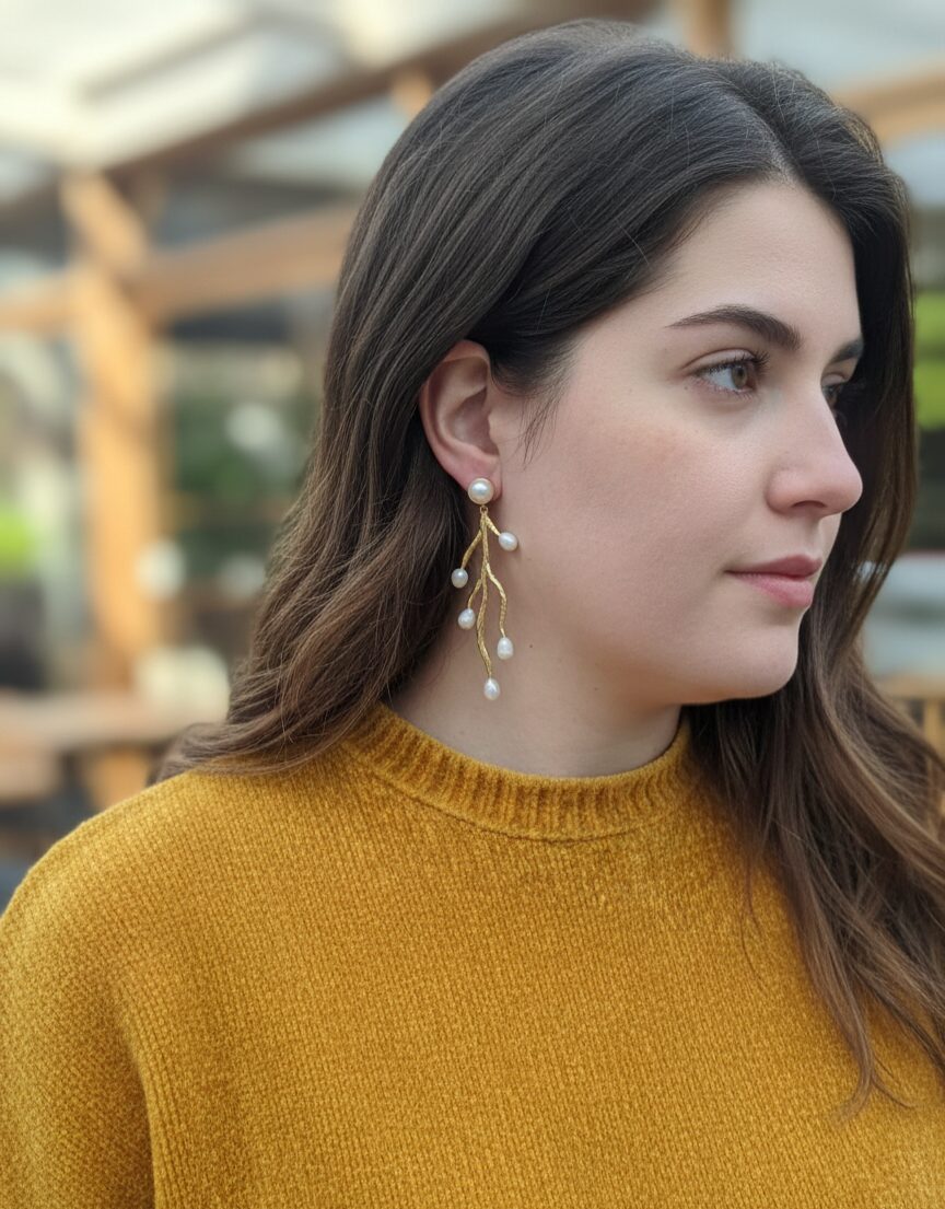 Orecchini realizzati con ottone e perle di fiume
lunghezza 9cm
peso 11.4gr Spedizione Gratuita Orecchini realizzati con ottone e perle di fiume
lunghezza 9cm
peso 11.4gr Spedizione Gratuita