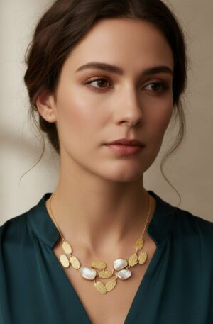 Collana girocollo realizzata con ottone e madreperla incastonata.
lunghezza regolabile 42cm Spedizione Gratuita Collana girocollo realizzata con ottone e madreperla incastonata.
lunghezza regolabile 42cm Spedizione Gratuita