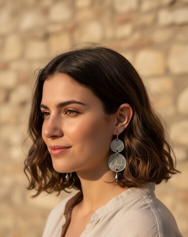 Orecchini realizzati con 10 e 500 lire riprodotti goccia in ematite e monachella in acciaiolunghezza 8cmpeso 10gr Spedizione Gratuita Orecchini realizzati con 10 e 500 lire riprodotti goccia in ematite e monachella in acciaiolunghezza 8cmpeso 10gr Spedizione Gratuita