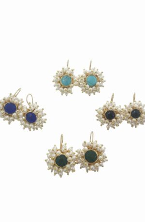 Orecchini realizzati con pietre naturali centrale e perle di maiora su base in ottone con monachella
Peso 7.8gr
Lunghezza 3.5cm Spedizione Gratuita Orecchini realizzati con pietre naturali centrale e perle di maiora su base in ottone con monachella
Peso 7.8gr
Lunghezza 3.5cm Spedizione Gratuita