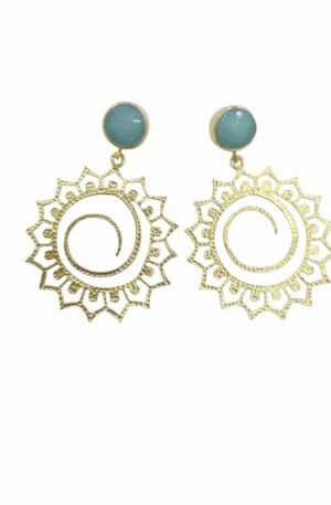 Orecchini realizzati in ottone e perno in agata
lunghezza 5cm
peso 4.9gr Spedizione Gratuita Orecchini realizzati in ottone e perno in agata
lunghezza 5cm
peso 4.9gr Spedizione Gratuita