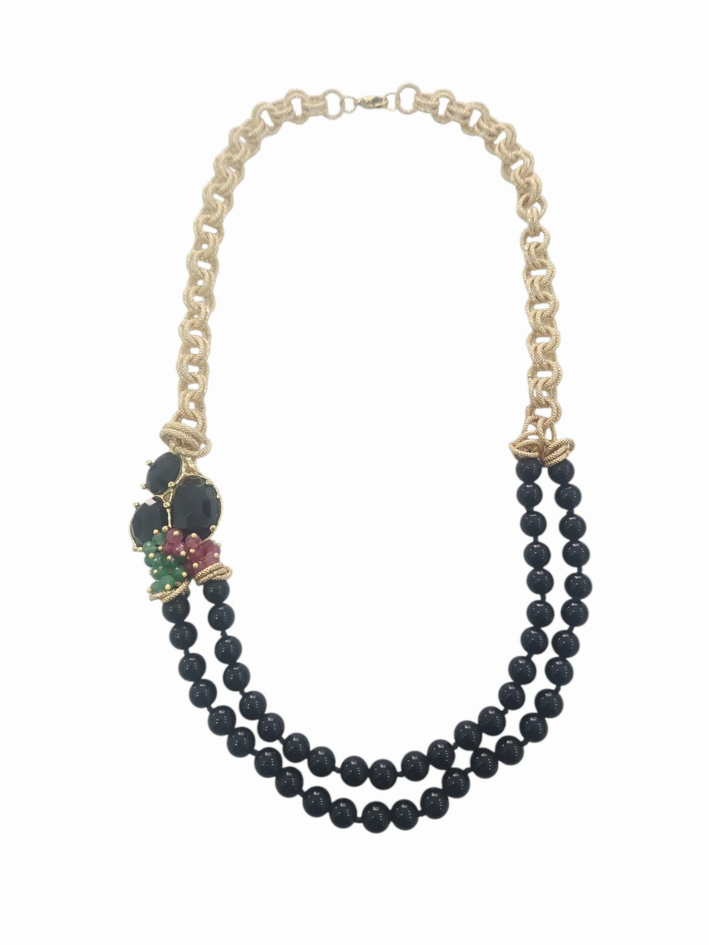 Collana girocollo realizzata con ossidiana, onice ed agata, catena in alluminio satinata leggera ed anallergica.
lunghezza 52cm Spedizione Gratuita Collana girocollo realizzata con ossidiana, onice ed agata, catena in alluminio satinata leggera ed anallergica.
lunghezza 52cm Spedizione Gratuita