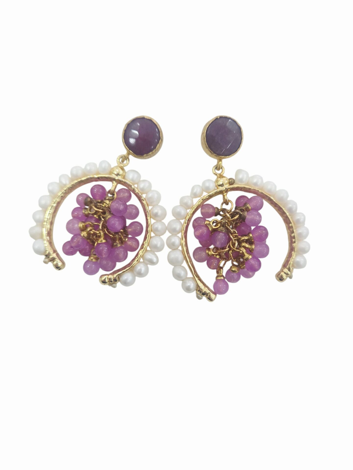 Orecchini realizzati con agata e perle di fiume su base in ottone
lunghezza 4cm
peso 11.5gr Spedizione Gratuita Orecchini realizzati con agata e perle di fiume su base in ottone
lunghezza 4cm
peso 11.5gr Spedizione Gratuita