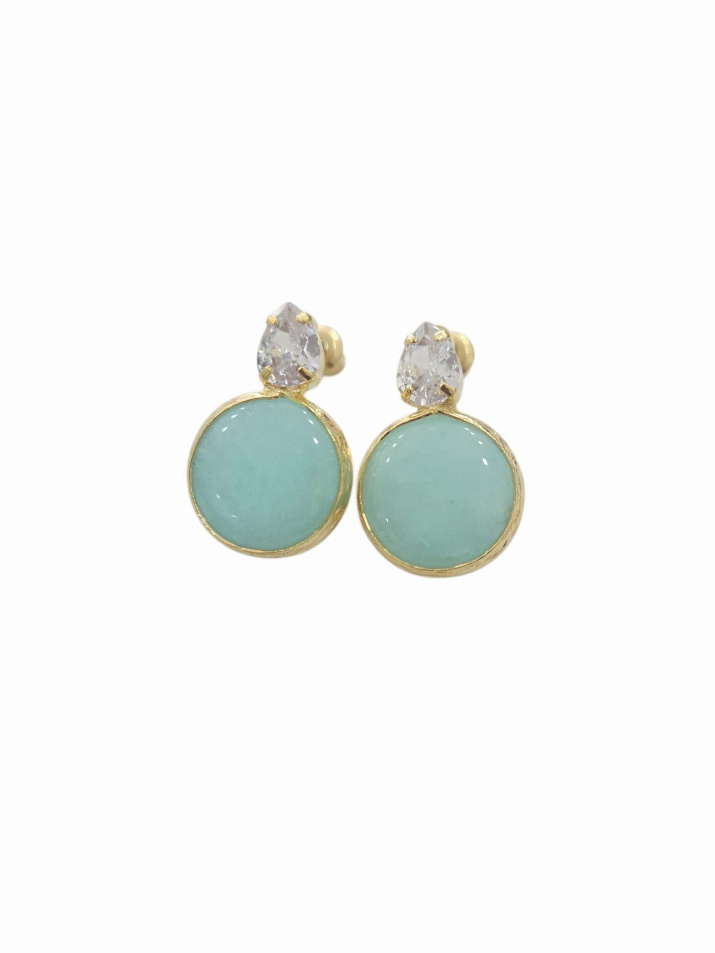 Orecchini lobo realizzati su base in ottone con zircone a goccia ed agata tonda e zirocne rettangolare ed occhio di gatto quadrato 
Colori tondo rosa,turchese e celeste pastello
Colori quadrati verde, azzurro, rosa e polvere.
Peso  3.7 gr
Lunghezza 2cm Spedizione Gratuita