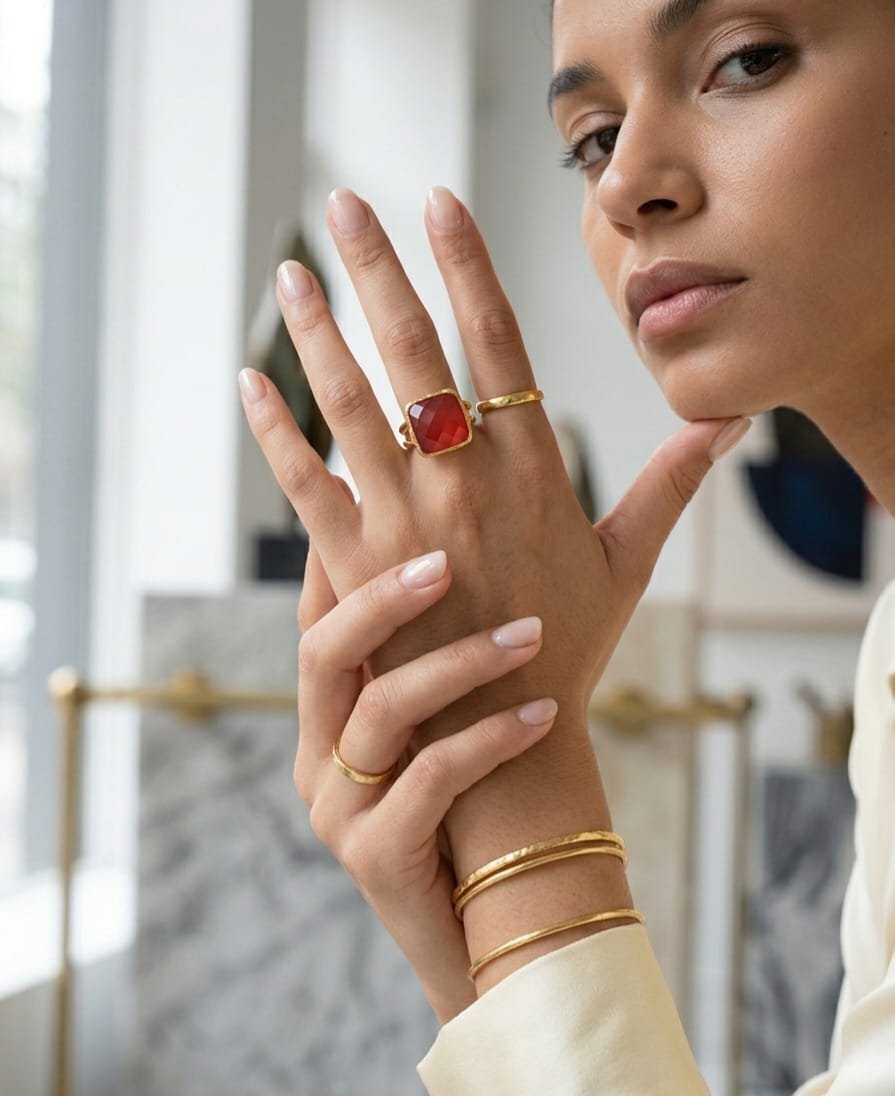 Anelli regolabili realizzati con pietra quadrata occhio di gatto ed ottone.
Misura quadrato 1,5 cm Spedizione Gratuita Anelli regolabili realizzati con pietra quadrata occhio di gatto ed ottone.
Misura quadrato 1,5 cm Spedizione Gratuita