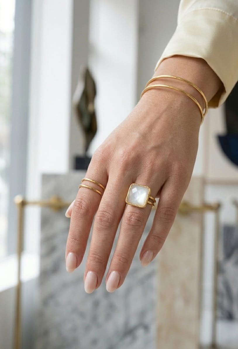 Anelli regolabili realizzati con pietra quadrata occhio di gatto ed ottone.
Misura quadrato 1,5 cm Spedizione Gratuita Anelli regolabili realizzati con pietra quadrata occhio di gatto ed ottone.
Misura quadrato 1,5 cm Spedizione Gratuita