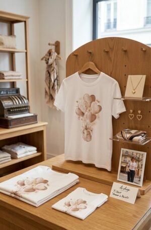 T- shirt manica corta in cotone stampa mongolfiera di cuori con strass,taglia unica vestibilità morbida Spedizione Gratuita T- shirt manica corta in cotone stampa mongolfiera di cuori con strass,taglia unica vestibilità morbida Spedizione Gratuita