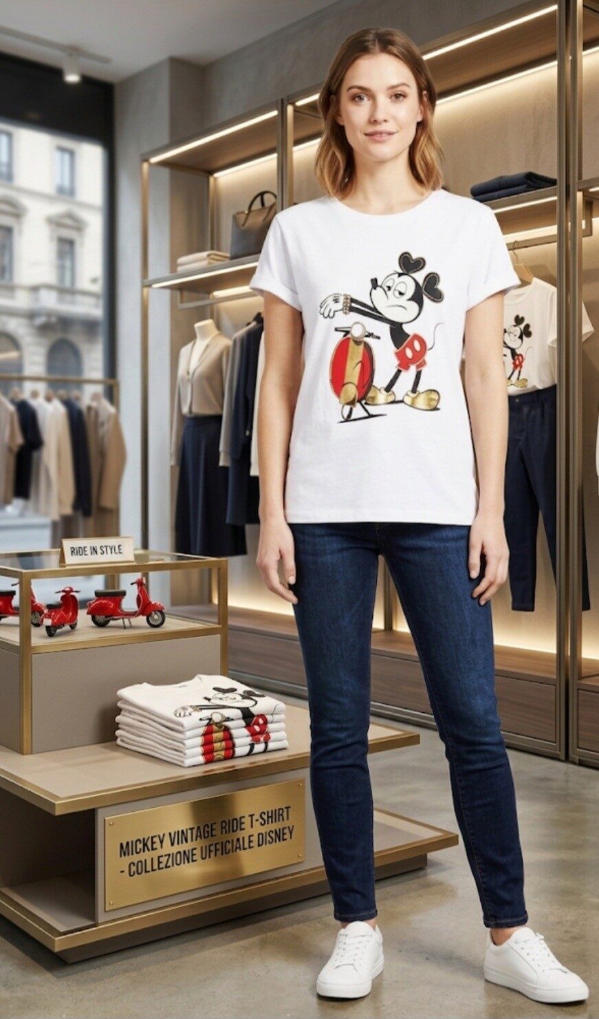 T- shirt manica corta in cotone stampa mickey mouse,taglia unica vestibilità morbida Spedizione Gratuita T- shirt manica corta in cotone stampa mickey mouse,taglia unica vestibilità morbida Spedizione Gratuita