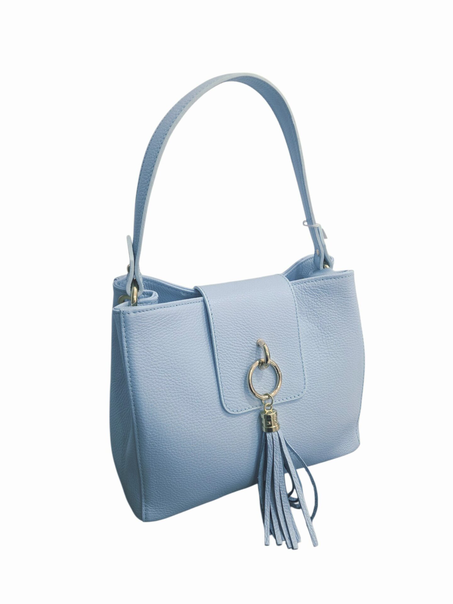 Borsa in vera pelle, made Italy,con manico ampio, pattina con cerchio dorato e nappina,chiusura con zip interno foderato con tasche interne,tasca con zip sul retro.Dotata di tracolla. misure H22 B14 L28
colore celeste polvere Spedizione Gratuita Borsa in vera pelle, made Italy,con manico ampio, pattina con cerchio dorato e nappina,chiusura con zip interno foderato con tasche interne,tasca con zip sul retro.Dotata di tracolla. misure H22 B14 L28
colore celeste polvere Spedizione Gratuita