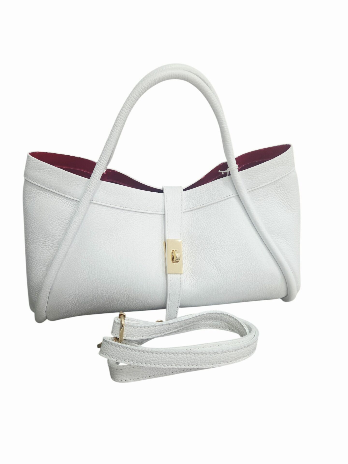 Borsa in vera pelle bianca, made Italy, chiusura metallica con interno in pelle rossa e sacca in tessuto estraibile,dotata di tracolla.
misure L35 B12 H18
ampiezza manico 14 Spedizione Gratuita Borsa in vera pelle bianca, made Italy, chiusura metallica con interno in pelle rossa e sacca in tessuto estraibile,dotata di tracolla.
misure L35 B12 H18
ampiezza manico 14 Spedizione Gratuita