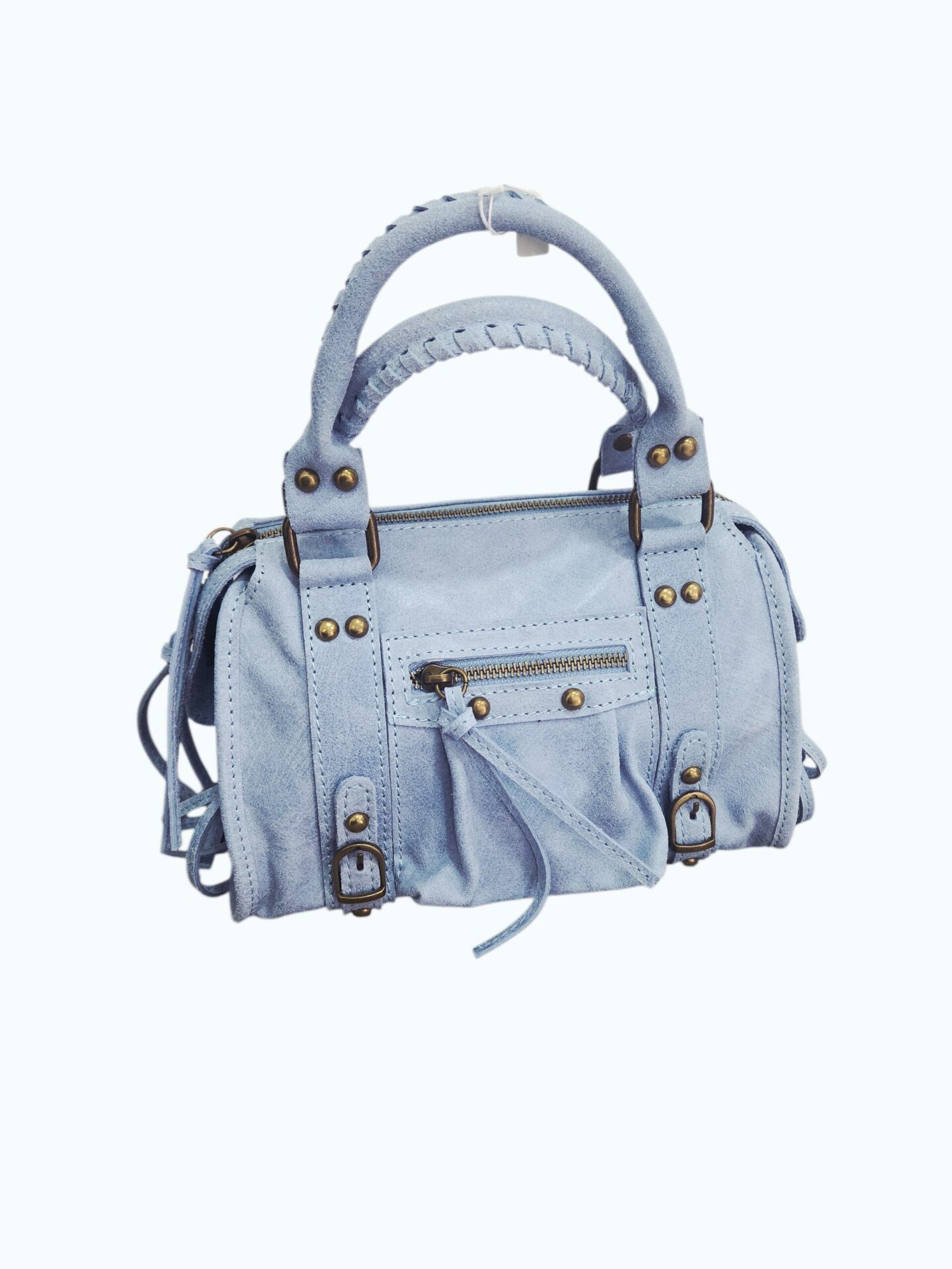 Borsa in vera pelle,made Italy,modello Balenciaga, interno foderato unico con tasche laterali.Dotata di tracolla,tacchetti alla base e chiusura con zip. modello medio.
colore celeste pastello
misure H 19 B11 L 25 Spedizione Gratuita Borsa in vera pelle,made Italy,modello Balenciaga, interno foderato unico con tasche laterali.Dotata di tracolla,tacchetti alla base e chiusura con zip. modello medio.
colore celeste pastello
misure H 19 B11 L 25 Spedizione Gratuita