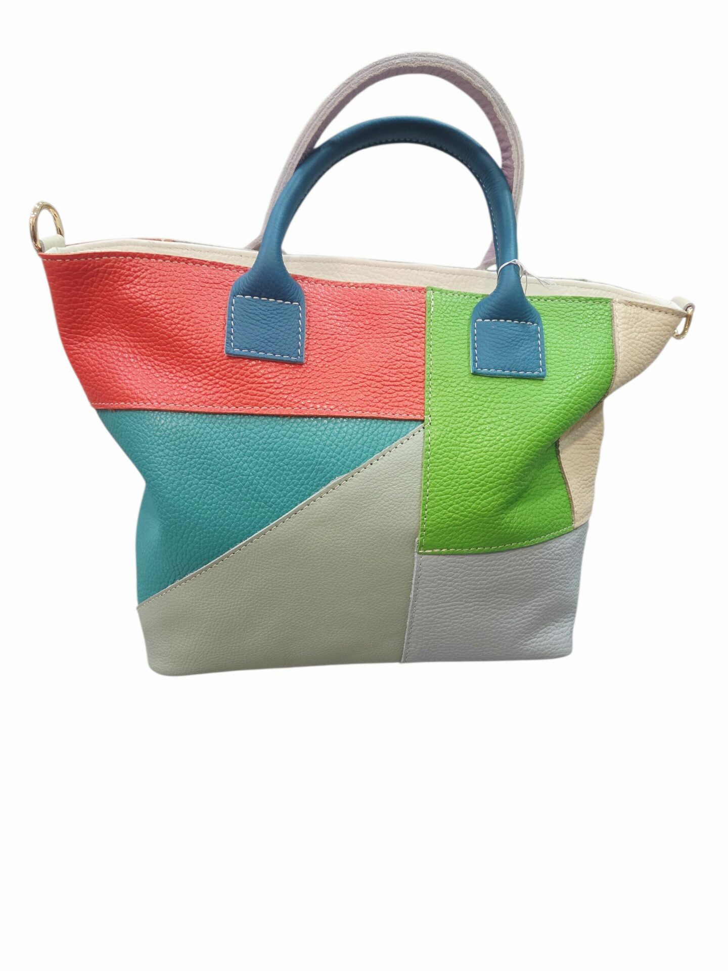 Borsa in vera pelle realizzata con patchwork di pelle multicolore, made Italy,chiisra con zip, interno unico foderato con tasche laterali,tasca esterna con zip. Dotata di tracolla.
misure L25 B14 H24 Spedizione Gratuita Borsa in vera pelle realizzata con patchwork di pelle multicolore, made Italy,chiisra con zip, interno unico foderato con tasche laterali,tasca esterna con zip. Dotata di tracolla.
misure L25 B14 H24 Spedizione Gratuita