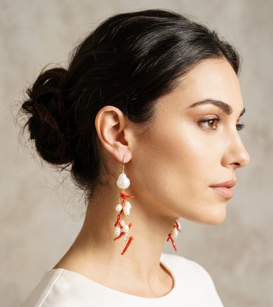 Orecchini realizzati con corallo,perle di fiume, perle scaramazze e monachella in argento925 placcata oro
lunghezza 10cm
peso 9.4gr Spedizione Gratuita Orecchini realizzati con corallo,perle di fiume, perle scaramazze e monachella in argento925 placcata oro
lunghezza 10cm
peso 9.4gr Spedizione Gratuita