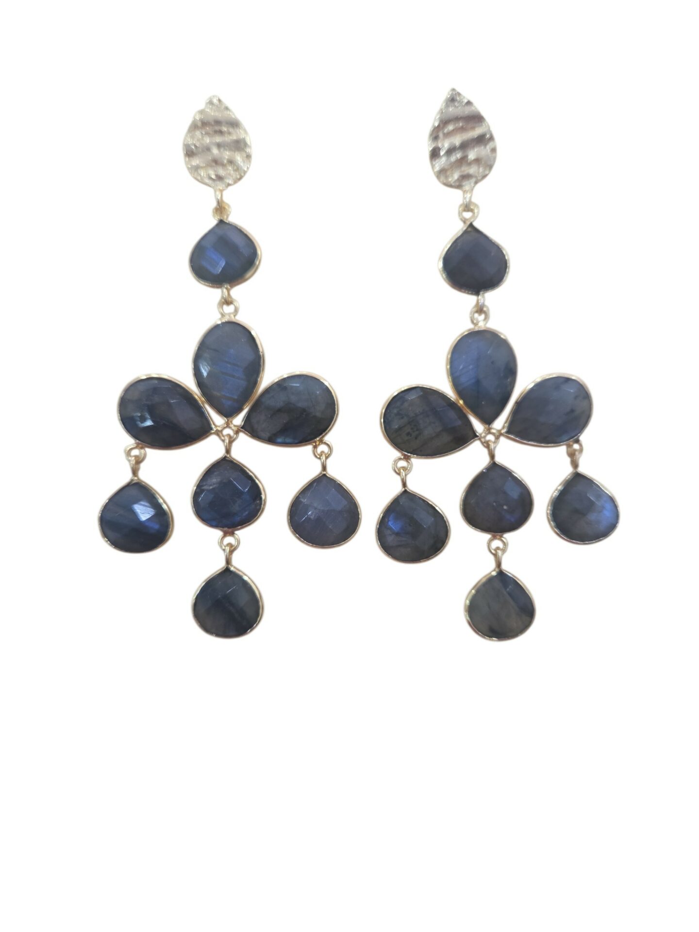 Orecchini realizzati con labradorite contornati da ottone
lunghezza 9cm
peso 9.8gr Spedizione Gratuita