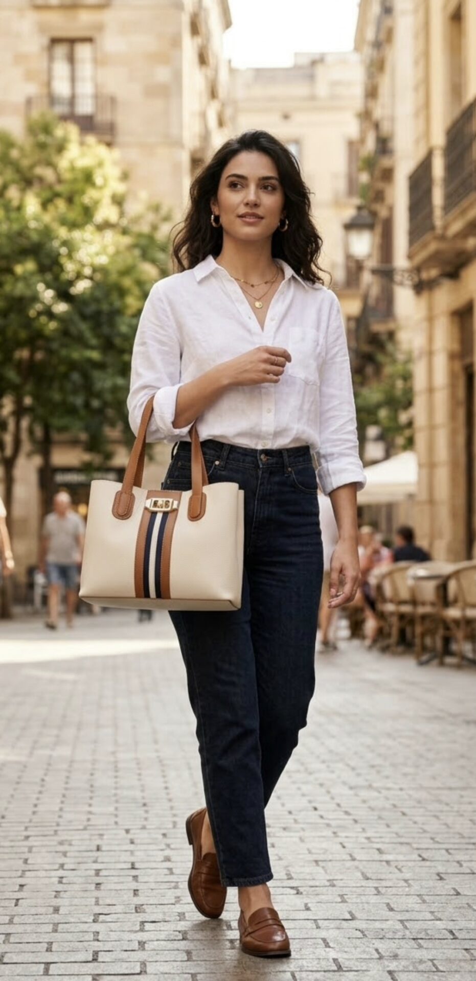 Borsa in vera pelle beige e cuoio con banda centrale blu,made Italy,dotata di tracolla larga.Interno in pelle con tasca divisoria centralecon zip. Misure L23 B12 L29 Spedizione Gratuita Borsa in vera pelle beige e cuoio con banda centrale blu,made Italy,dotata di tracolla larga.Interno in pelle con tasca divisoria centralecon zip. Misure L23 B12 L29 Spedizione Gratuita